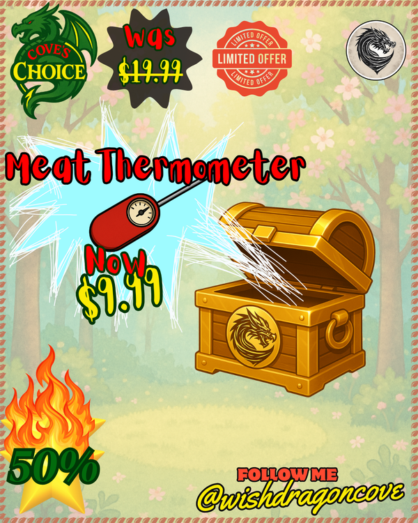 (π Sponsored) 50% Off! $9.99 (Reg $19.99) Alpha Grillers Meat Thermometer Digital