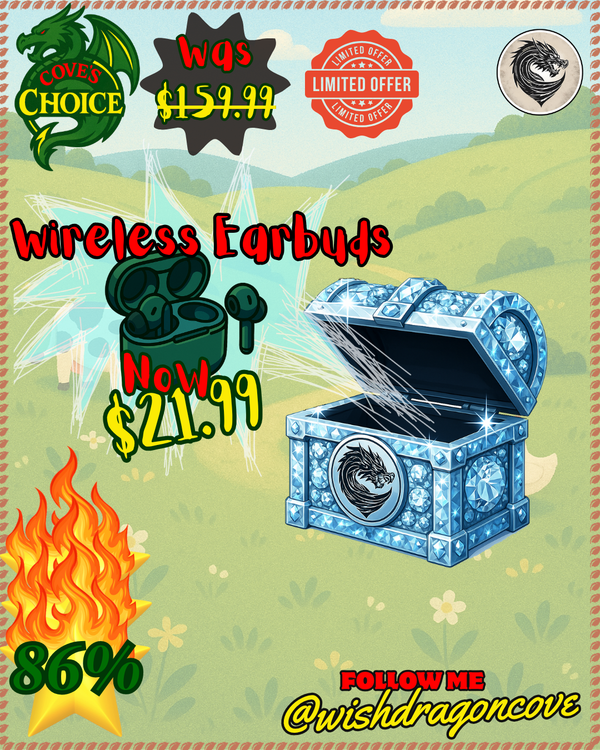 (π Sponsored) 86% Off! $21.99 (Reg $159.99) xinwld Wireless Earbuds, In-Ear Bluetooth Noise Cancelling