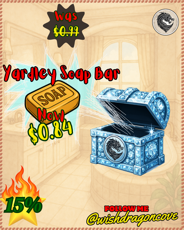 (π₯) 15% Off! $0.84 Yardley Soap Bar 4oz