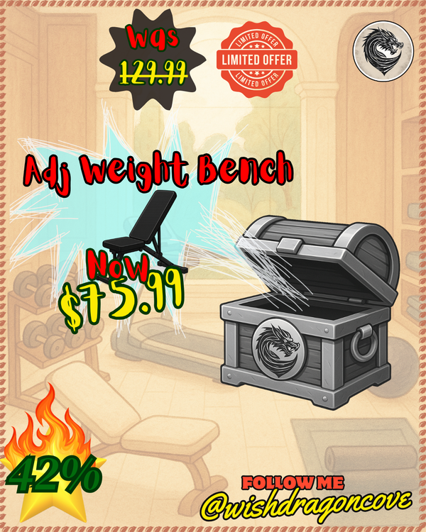 (π₯) 42% Off! $75.99 Yoleo Adjustable Weight Bench